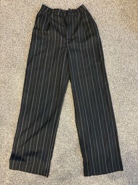 Divided Women’s Black Pinstripe Dress Trousers